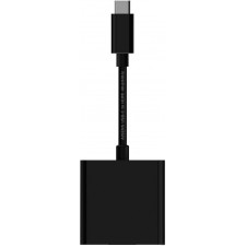 AISENS A109-0344 adaptador de cabo de vídeo 0,15 m HDMI Type A (Standard) USB Type-C Preto
