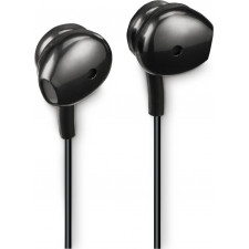 Hama Ocean II Auscultadores Com fios Intra-auditivo Chamadas Música USB Type-C Preto, Prateado