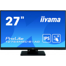 iiyama ProLite T2754MSC-B1AG monitor de ecrã 68,6 cm (27") 1920 x 1080 pixels Full HD LED Ecrã táctil Multi-utilizador Preto
