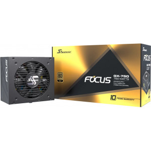 Seasonic Focus GX fonte de alimentação 750 W 20+4 pin ATX ATX Preto