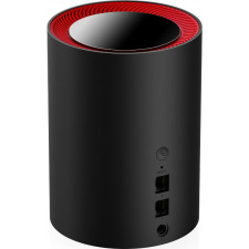Cudy M3000 3-Pack Dual-band (2,4 GHz   5 GHz) Wi-Fi 6 (802.11ax) Preto, Vermelho 1 Interno