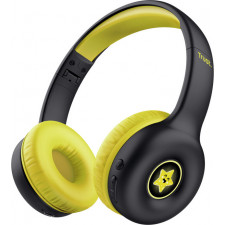 Trust Nouna Auscultadores Com fios e sem fios Fita de cabeça Chamadas Música USB Type-C Bluetooth Preto, Amarelo