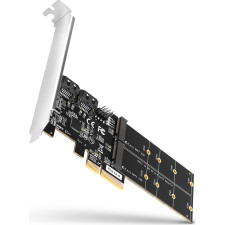 Axagon PCES-SA4M2 PCIe Controller 2x internal SATA 6G port+ M.2 B-key placa adaptador de interface Interno M.2, SATA