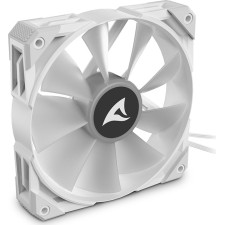 Sharkoon F50 Caixa de computador Ventoinha 12 cm Cinzento, Branco
