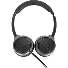 Targus AEH104GL auscultador Auscultadores Com fios e sem fios Fita de cabeça Chamadas Música USB Type-C Bluetooth Preto