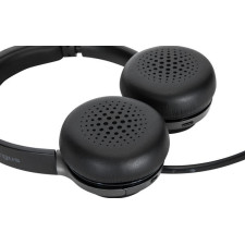 Targus AEH104GL auscultador Auscultadores Com fios e sem fios Fita de cabeça Chamadas Música USB Type-C Bluetooth Preto
