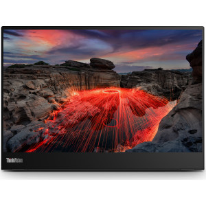 Lenovo ThinkVision M14t monitor de ecrã 35,6 cm (14") 2240 x 1400 pixels 2.2K LED Ecrã táctil Preto