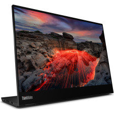 Lenovo ThinkVision M14t monitor de ecrã 35,6 cm (14") 2240 x 1400 pixels 2.2K LED Ecrã táctil Preto