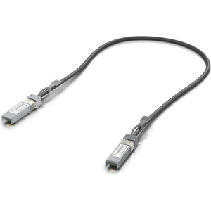Ubiquiti UACC-DAC-SFP28-0.5M Cabo InfiniBand Fibra Ótica 0,5 m Preto