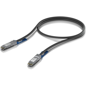 Ubiquiti UACC-DAC-QSFP28-0.5M Cabo InfiniBand Fibra Ótica 0,5 m Preto