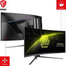 MSI MAG 345CQRDE monitor de ecrã 86,4 cm (34") 3440 x 1440 pixels UltraWide Dual Quad HD Preto