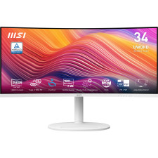 MSI Modern MD342CQPWDE monitor de ecrã 86,4 cm (34") 3440 x 1440 pixels UltraWide Quad HD LCD Branco