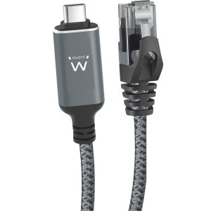 Ewent EC2001 cabo de rede Preto, Cinzento 1,5 m Cat6