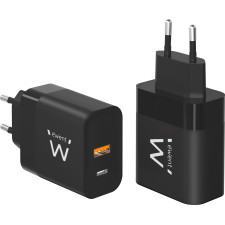 Ewent EW1327 carregador de dispositivos móveis Universal Preto AC Carregamento rápido Interior