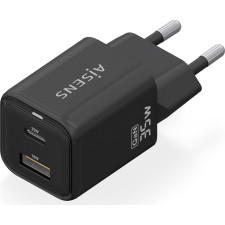 AISENS ASCH-35W2P025-BK carregador de dispositivos móveis Universal Preto AC Carregamento rápido Interior