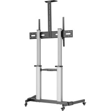 AISENS FT100TE-259 suporte para TV 2,54 m (100") Preto, Prateado