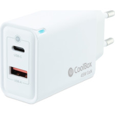 CoolBox COO-CUP-45CA carregador de dispositivos móveis Universal Branco AC Interior