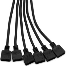 EK Water Blocks EK-D-RGB 6-Fach D-RGB Splitterkabel Cabo divisor RGB