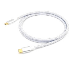Equip 128355 Cabo USB 3.2 Gen 2 C para C, M M, 0,5 m, PD 100W , 4K 60Hz, 10Gbps, branco