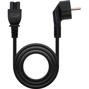 Nanocable 10.22.0302-L200 cabo de energia Preto 2 m CEE7 7 Acoplador C5