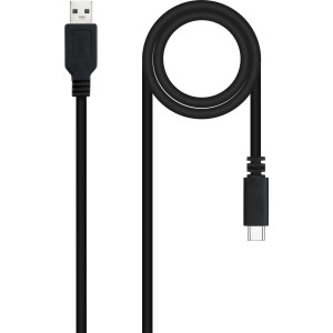Nanocable 10.01.2101-L150 cabo USB USB 2.0 1,5 m USB C USB A Preto
