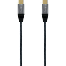 AISENS A107-0670 cabo USB USB4 Gen 2x2 0,6 m USB C Cinzento