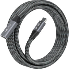 AISENS A107-0636 cabo USB USB 3.2 Gen 2x2 2 m USB C Cinzento