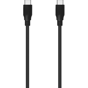 AISENS A107-0701 cabo USB USB 3.2 Gen 2x2 0,6 m USB C Preto