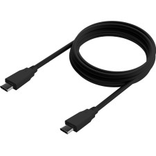 AISENS A107-0704 cabo USB USB 3.2 Gen 2x2 2 m USB C Preto