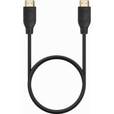 AISENS A120-0721 cabo HDMI 0,5 m HDMI Type A (Standard) Preto