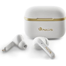NGS ARTICA TROPHY Auscultadores Sem fios Intra-auditivo Chamadas Música USB Type-C Bluetooth Dourado, Branco