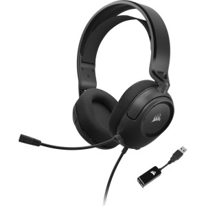 Corsair HS35 SURROUND v2 Auscultadores Com fios Fita de cabeça Jogos Preto
