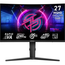 MSI MPG 275CQRXF monitor de ecrã 68,6 cm (27") 2560 x 1440 pixels Wide Quad HD Preto