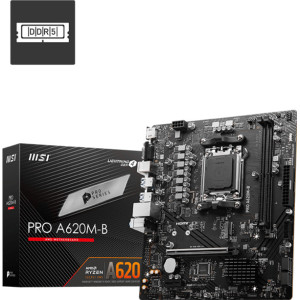 MSI PRO A620M-B motherboard AMD A620 Ranhura AM5 micro ATX