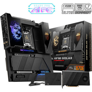 MSI MEG X870E GODLIKE motherboard AMD X870E Ranhura AM5 ATX extensível
