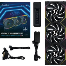 Lian Li 12TLLCD1W3B Sistema de Arrefecimento de Computador Caixa de computador Ventoinha 12 cm Preto