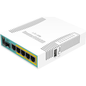 Mikrotik hEX PoE router com fio Branco