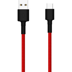 Xiaomi SJV4110GL cabo USB 1 m USB A USB C Preto, Vermelho