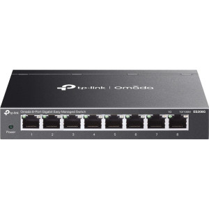 TP-Link Omada ES208G switch de rede Gerido L2 Gigabit Ethernet (10 100 1000) Preto