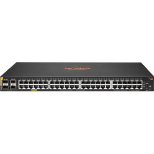 HPE Aruba Networking 6100 48G Class4 PoE 4SFP+ 370W Gerido L3 Gigabit Ethernet (10 100 1000) Power over Ethernet (PoE) 1U Preto