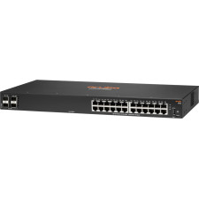 HPE Aruba Networking 6100 24G 4SFP+ Gerido L3 Gigabit Ethernet (10 100 1000) 1U Preto