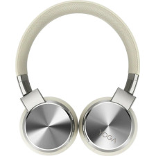 Lenovo Yoga Auscultadores Com fios e sem fios Fita de cabeça Bluetooth Creme, Branco