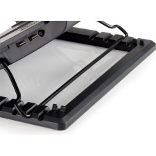 Conceptronic CNBCOOLSTAND1F base de refrigeração para computador 43,2 cm (17") Preto
