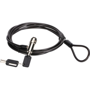Conceptronic CUSTODIO02BN cadeado antirroubo Preto 1,8 m