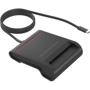 Conceptronic SCR01BC leitor de smart card Interior USB USB Type-C Preto