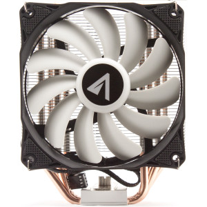 ABYSM Snow IV Processador Cooler 12 cm Preto, Branco