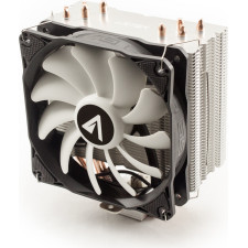 ABYSM Snow IV Processador Cooler 12 cm Preto, Branco
