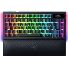 Razer BlackWidow V4 Pro teclado Jogos USB + RF Wireless + Bluetooth QWERTY Estados Unidos (Internacional) Preto
