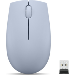 Lenovo 300 Wireless Compact Maus Kabellos Optisch Blau 3 Tasten 1000 dpi rato Escritório Ambidestro RF Wireless Ótico
