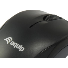 Equip 245103 rato Viagem Ambidestro USB Type-A Ótico 1000 DPI
